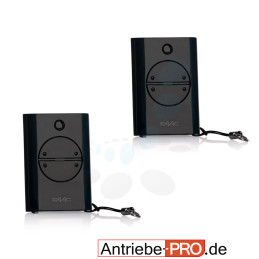 2 télécommandes FAAC XT4 433 RC (433 MHz)