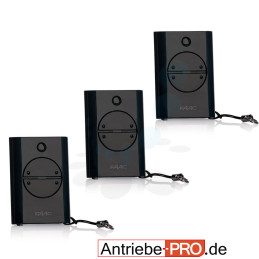 3 télécommandes FAAC XT4 433 RC (433 MHz)