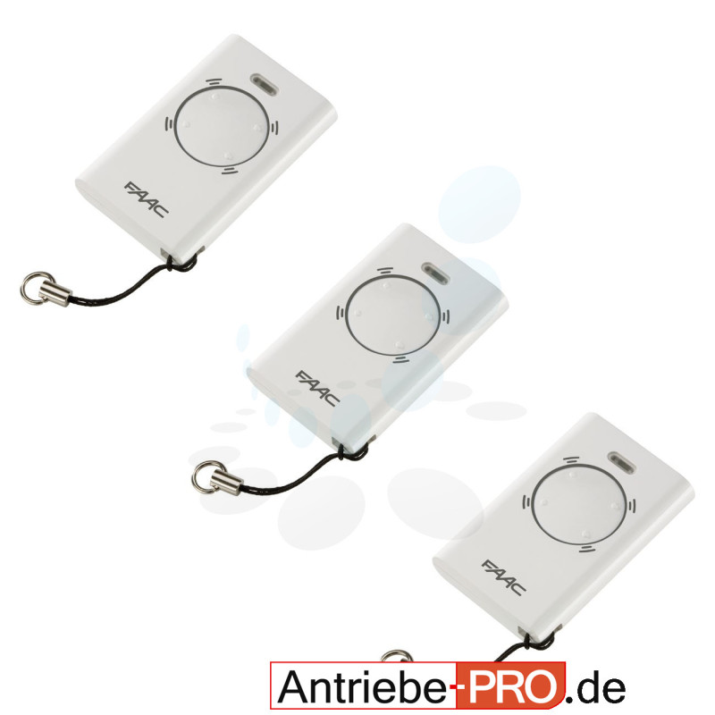 3 Télécommandes FAAC XT4 868 SLH