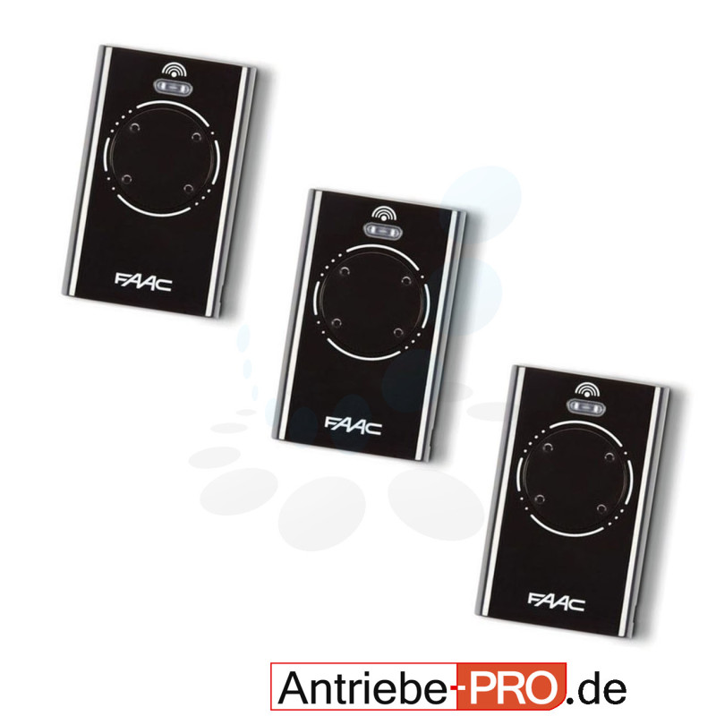 3 télécommandes FAAC XT4 868 SLH LR