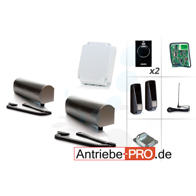 FAAC 390/2 moteur 230V à bras articulé - Kit M