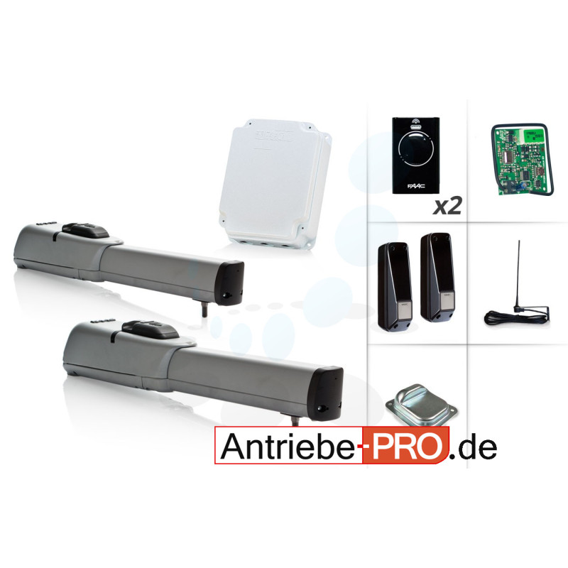 FAAC 413/2 moteur 230V pour portail battant - Kit M