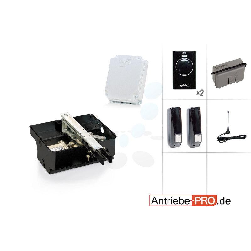 FAAC 770 24V/1 moteur enterré 24V - Kit M