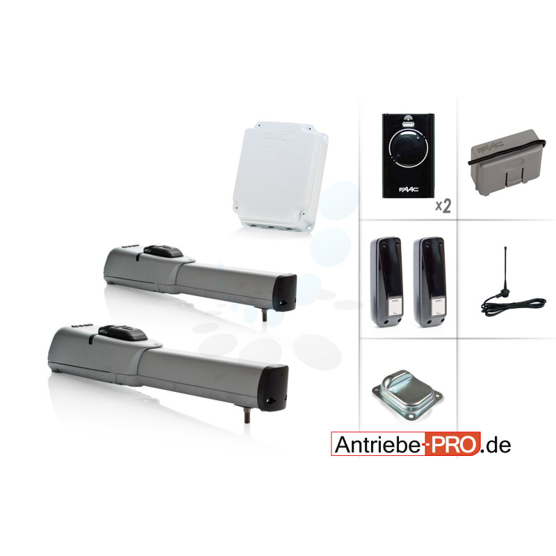 FAAC 413 24V/2 moteur 24V pour portail battant - Kit M