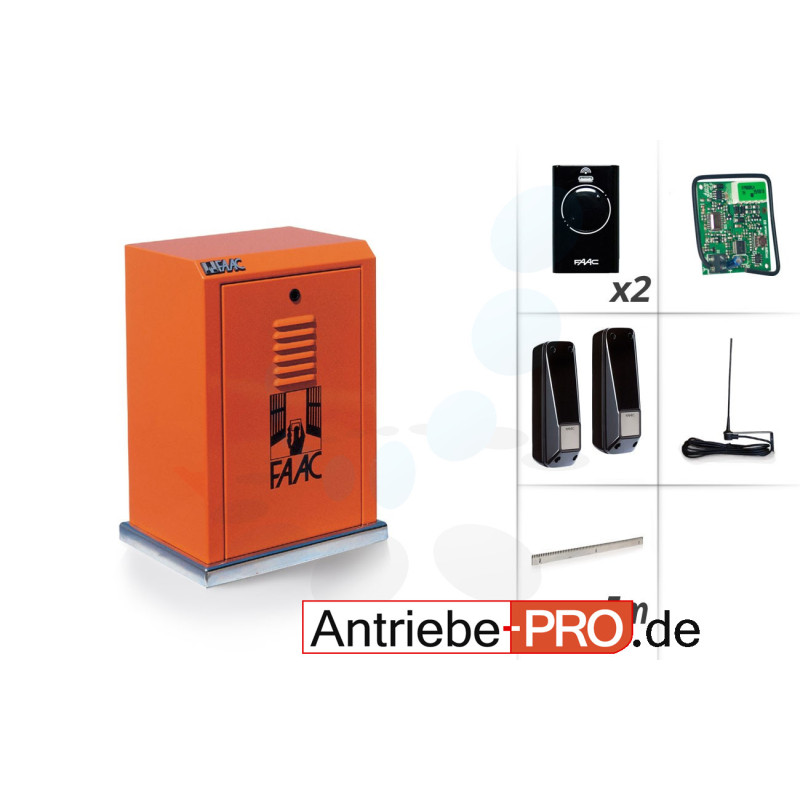 FAAC 884 MC moteur 400V pour les portails coulissants - Kit M