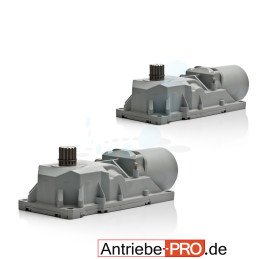 2 x FAAC 770 moteur enterré 230 V avec caisson